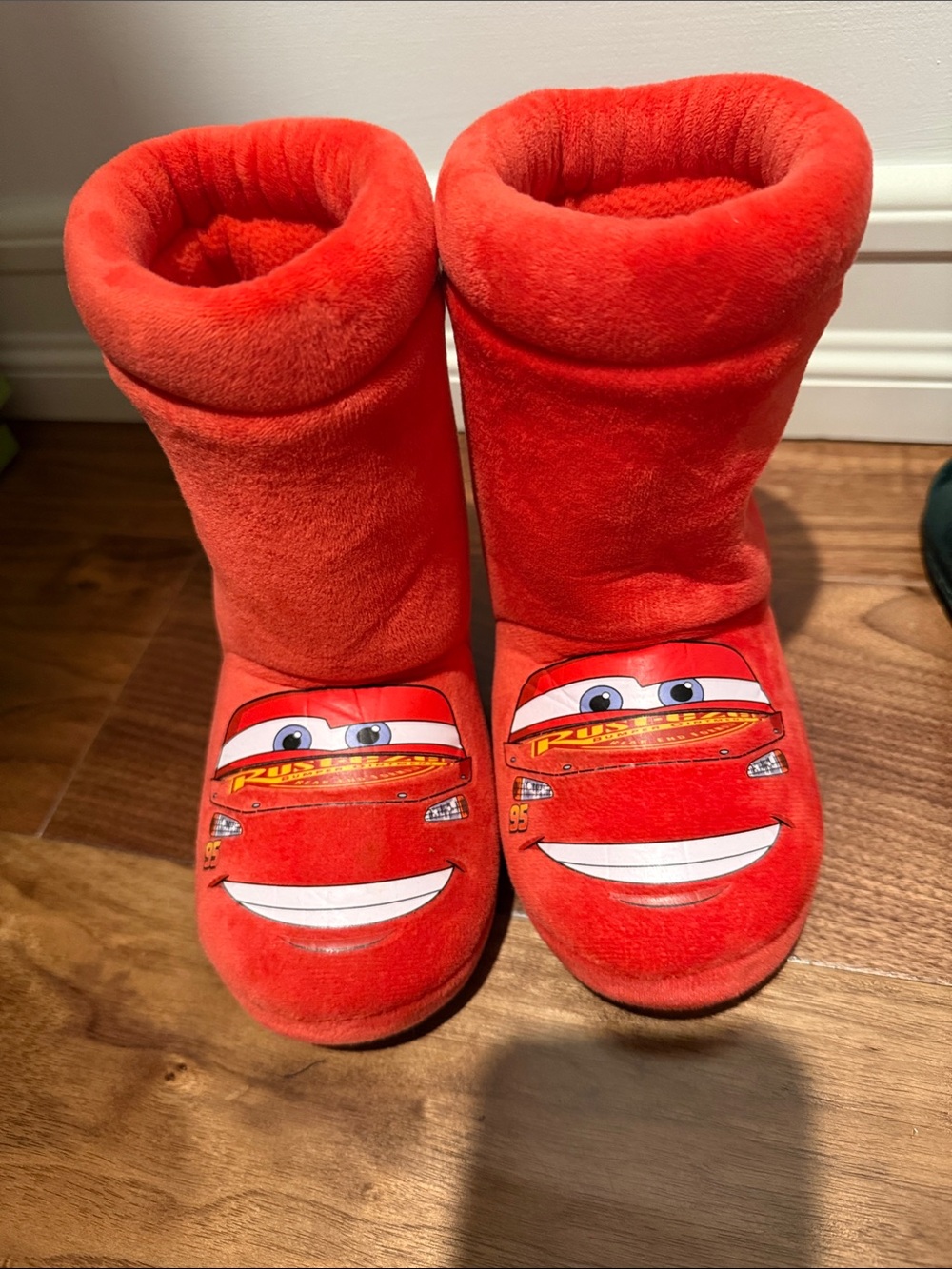 Disney Red Lightning McQueen Plush Kids One-Piece Footies